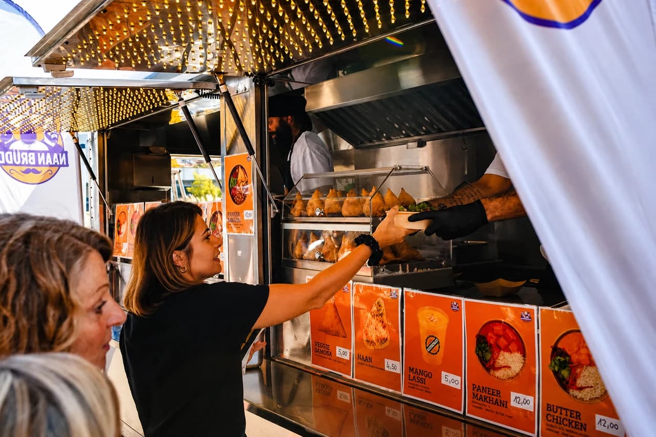 Naan Brüder Foodtruck bei einer Event-Ausgabe